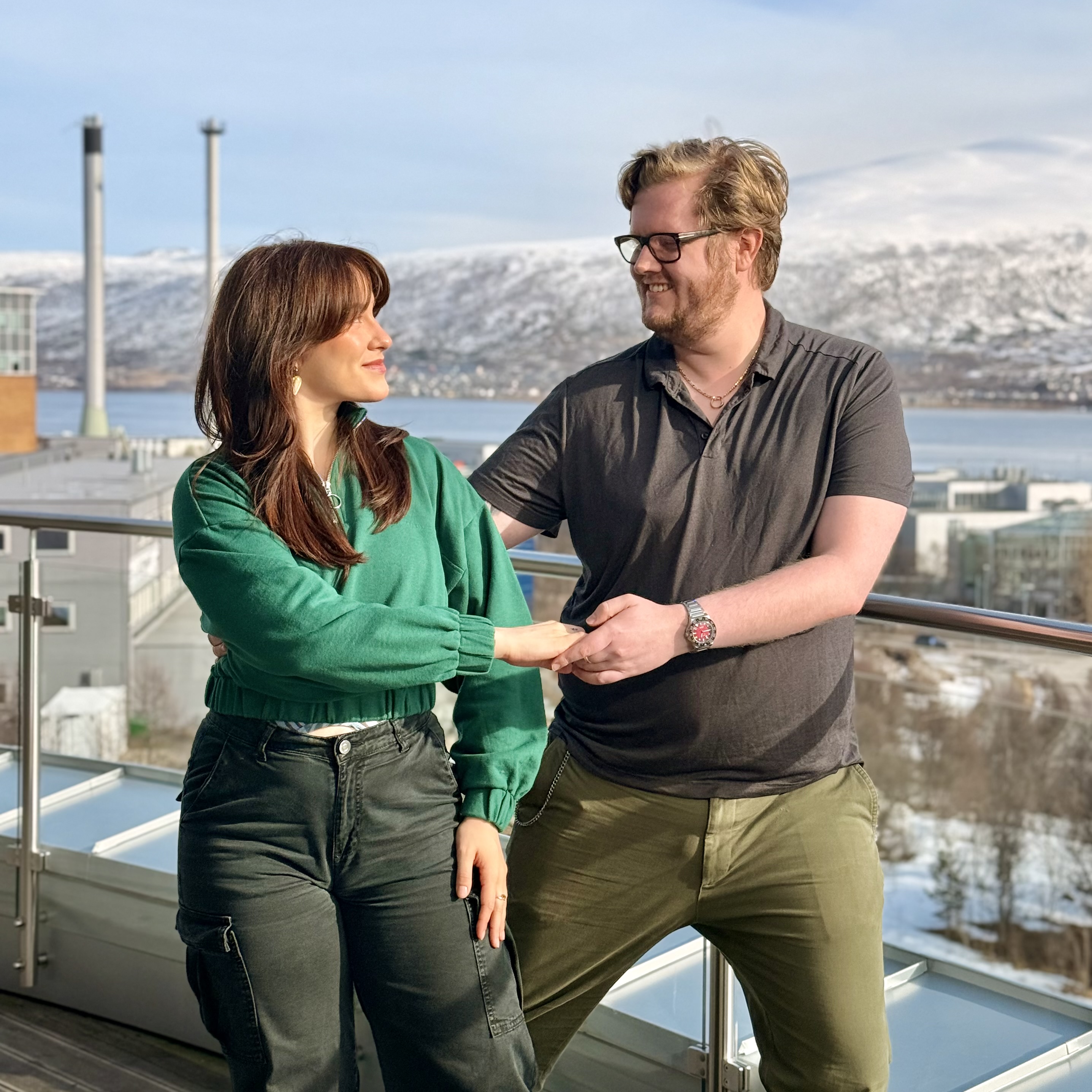 Jon-Richard Sommernes and Anya Vinichenko